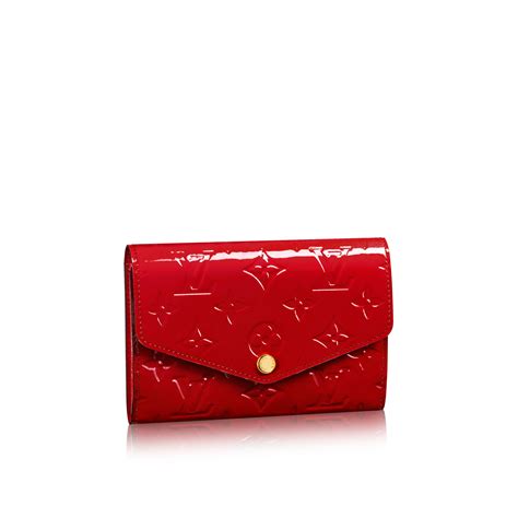 louis vuitton sarah wallet red